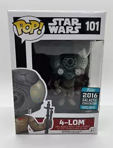 Funko POP Star Wars 4-Lom 101 Galactic Con 2016 Exclusive - Picture 1 of 9