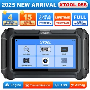 2025 XTOOL D5S OBD2 Scanner Car Code Reader Scan Tool FCA AutoAuth 15+ Services - Bild 1 von 13