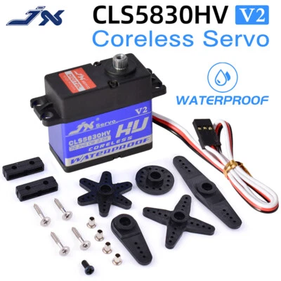 JX CLS5830HV 30KG Waterproof HV Coreless servo for 1/10 RC Crawler HPI Baja Car - Image 1 of 4