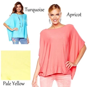 DG2 by Diane Gilman Draped Jersey Knit Tee 255460-J - Picture 1 of 3