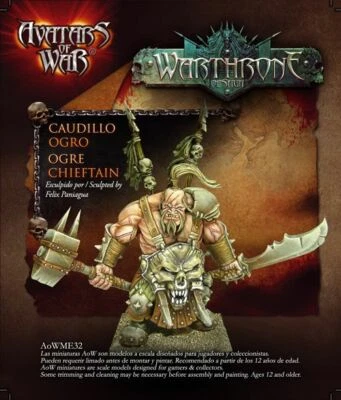 Avatars of War Ogre Khan AOW32 Fantasy 28 мм орки и гоблины - Изображение 1 из 3