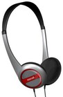 Maxell HP-200F Portable Lightweight Headphones - Black,Silver,ON-EAR Headphones