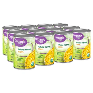 (12 Cans) Great Value Organic Whole Kernel Corn - Picture 1 of 3
