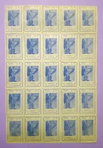 Patrioti Valle Bormida 1943-1945 L.1 Foglio 25 Francobolli Lire FIlatelia Bolli - Foto 1 di 2