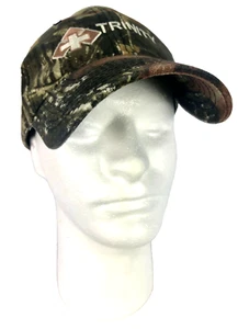 Camouflauge Cap Trinity Embroidered Logo Adjustable Brown Green Port Authority - Picture 1 of 8