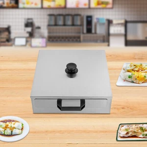1 Layer Rice Noodle Roll Steamer Machine Stainless Steel with 2 Trays - Picture 1 of 19