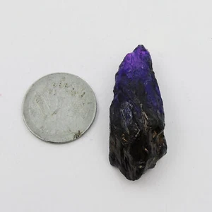 Natural Tanzanite Rough Purple 74.75 Ct Raw Uncut CERTIFIED Earth Mined Gemstone - Picture 1 of 13