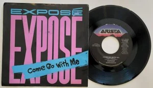 Expose Come Go With Me / December 45 rpm PS M- Arista Hi NRG Dance Pop (1987) - Picture 1 of 2