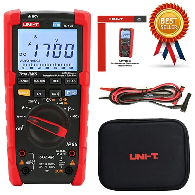 UNI-T UT-196 Professionelles 1700-V-DC-True-RMS-Digitalmultimeter - Bild 1 von 4