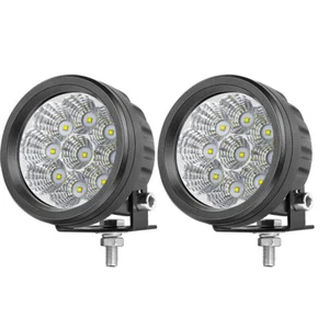 2x 3.5" Round LED Spot Light Pods Work Flood Driving Fog Lamp Off Road 4WD Truck - Picture 1 of 8