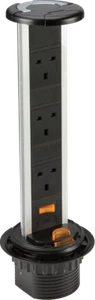 MLA Knightsbridge - IP54 13A 3G Recess Mount Pop Up Socket - SK006 - Picture 1 of 1