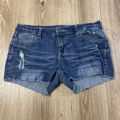 Shorts jeans Rue21 juniores 11/12 azul desgastado - Imagem 1 de 4