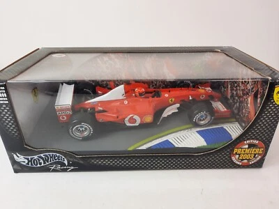 Hot Wheels Ferrari F2002 #1 Michael Schumacher premiere 2003 1/18 B7021 - Immagine 1 di 3