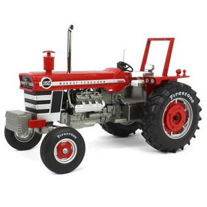 Spec Cast 1/16 Massey Ferguson 1150 Tractor Firestone Tires Chrome Stack MAS-002 - Picture 1 of 10