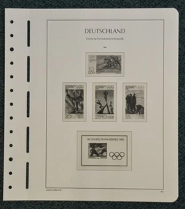 LEUCHTTURM Vordrucke DDR 1980/84 SF gebraucht (Z1783) - Bild 1 von 1