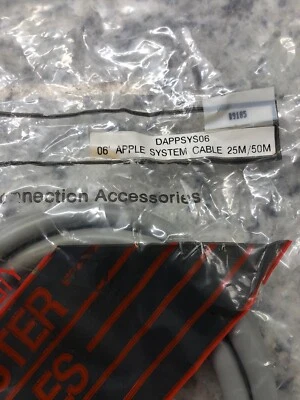 Apple System Cable New In Package Vintage Gold Plated Contact DAPPSYS06 #9185 - Image 1 of 4