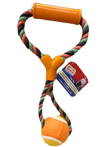Bola de tenis SPOT America's VetDogs camuflaje remolcador de cuerda resistente y duradera juguete para perro - Imagen 1 de 3