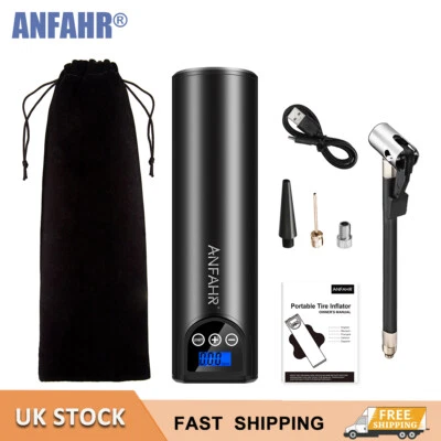 Auto Car Tire Air Inflator 150PSI Portable Rechargeable Cordless LCD Tyre Pump - Image 1 of 4