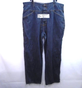 Vintage Marithe Francois Girbaud Y2K Blue Jeans Men Size 44 Extra Baggy Wide Leg - Picture 1 of 13