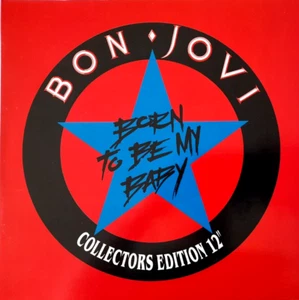 NM/NM Bon Jovi Born To Be My Baby 12" VINYL Gatefold Ltd Edition 1989 Vertigo - Picture 1 of 5