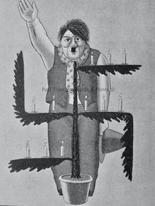 1935 Vintage Print HERR HITLER - WHO IS A KEEN WEEKEND GARDENER - Bild 1 von 2