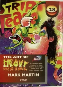 The Art of Heavy Metal Replacement Card #28 pinup Mark Martin Comic Images - Picture 1 of 1