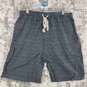 Penguin by Munsing Wear All Over Print Swim Shorts Mens L Cotton Elastic Waist - Picture 1 of 12