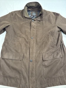 Field BARN Jacket JOS BANK FAUX Suede Removable FLANNEL WOOL BLEND Liner MEN XL - Picture 1 of 14