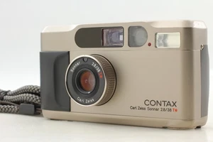 LCD Works NEAR MINT Contax T2 Silver Point & Shoot Film Camera From JAPAN - Picture 1 of 13