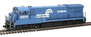Atlas HO Scale GE U33B (Standard DC) Conrail/CR (Blue/White) #2932 - Picture 1 of 1