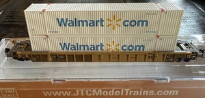 JTC TTX 53' WELL N DTTX PATCH 2 SCALE TRAINS WALMART CONTAINERS ALL NEW 772044 - Picture 1 of 4