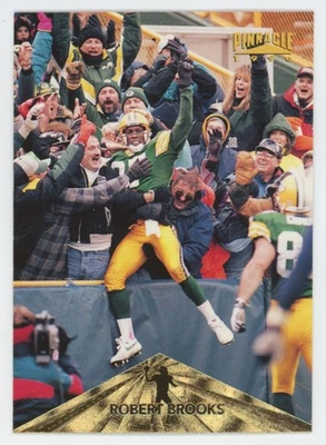 1996 Pinnacle Robert Brooks Green Bay Packers #2 - Image 1 of 2