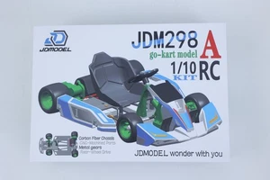 JD 298A Model Plastic DIY 1/10 4WD RC Racing Car KIT Go Kart Model Servo Radio - Picture 1 of 6