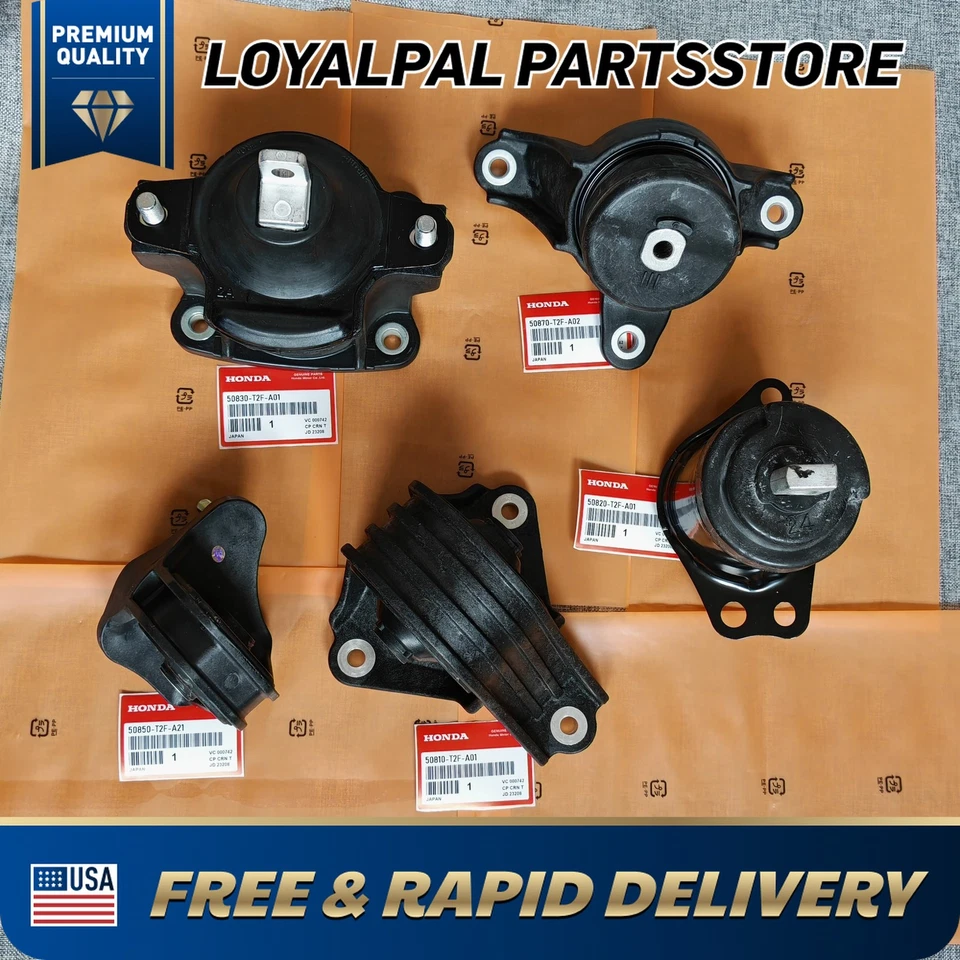 Motor y montaje de transmisión OEM 5 PIEZAS para Honda Accord 2,4 L 2013-2017 transmisión EE. UU. Foto 1 de 4