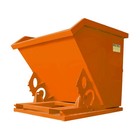 1 Cubic Yard Self Dumping Trash Hopper Dumpster Heavy Duty Steel Forklift Use