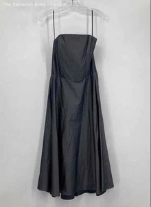 Banana Republic Womens Gray Straight Across Neck Fit & Flare Dress Size 6 - Picture 1 of 7