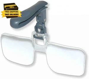 Optical Visormag 2X Power (+4.00 Diopters) Clip-On Magnifying Lens for Hats VM-1 - Picture 1 of 6
