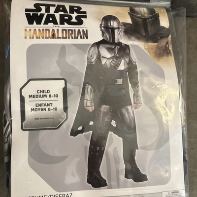 Disfraz Mandaloriano Star Wars Niño Mediano 8-10 Nuevo (con casco) Halloween Foto 1 de 3