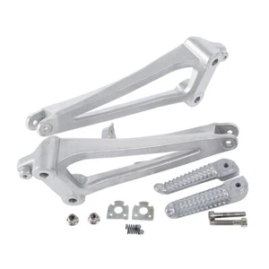 Rear Passenger Foot Pegs Footrest Bracket Set Fit For Yamaha YZF R1 2009-2014 - Picture 1 of 6