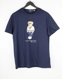Nueva Camiseta Polo Ralph Lauren Bear Calce Clásico Hombres Talla XL RL001 - Imagen 1 de 6