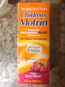 Children's Motrin Oral Suspension, Ibuprofen,Pain Relief, 4 Oz - Picture 1 of 1