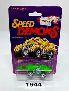 Vintage Hot Wheels 1985 Speed Demons FANGSTER Purple Demon Card #2059 Hong Kong - Picture 1 of 10