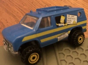 Hot Wheels 1990 Simpsons Family Camper Scene Machine 1977 Baja Breaker Van #9113 - Picture 1 of 4