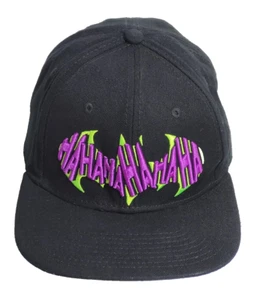 DC Comics Embroidered Batman Logo Joker Ha Ha Ha Cap Youth Size Hat For Ages 14+ - Picture 1 of 7