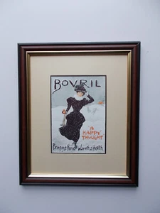 BOVRIL ADVERTISING PRINT FRAMED - Picture 1 of 1
