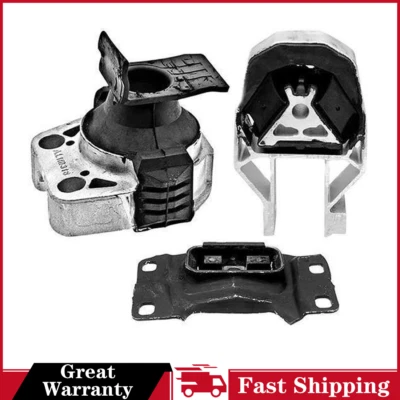 ANCHOR Engine Mount & Trans Mount Kit 3x for 2003-2015 2016 2017 2018 Ford Focus - Image 1 of 4