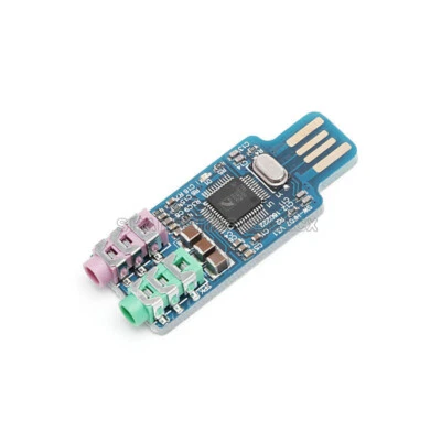 CM108 USB Drive Free USB Sound Card Laptop Computer External Sound Card Module - Bild 1 von 4