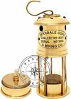 Polished Brass Vintage Nautical Minor Ship Lantern Maritime Miners Oil Lamp Gift