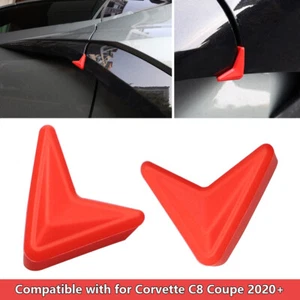 Red Car Side Door Anti-Collision Vehicle Corner Protector for Corvette C8 20-24 - Bild 1 von 8