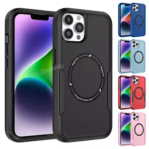 Per iPhone 15 15 Plus 15 Pro 15 Pro Max Mag custodia magnetica antiurto sicura - Foto 1 di 27